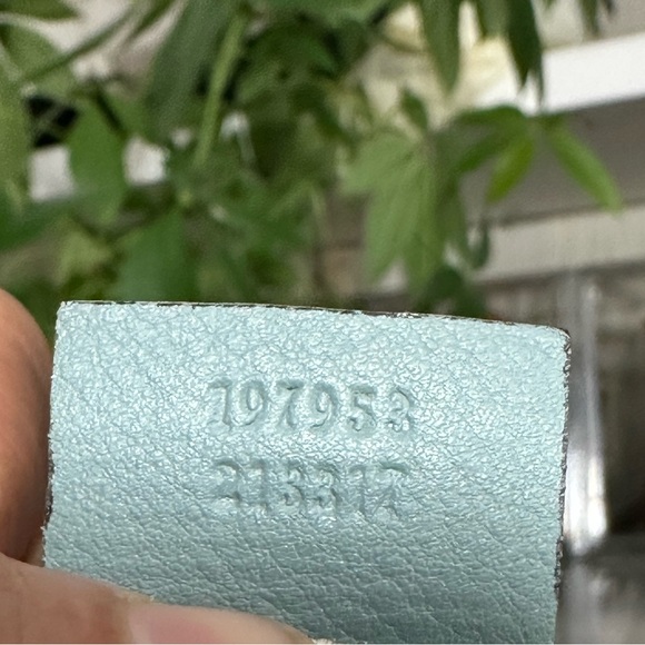 Gucci Beige and Teal Women's Tote Bag Authentic Large . - Picture 10 of 11